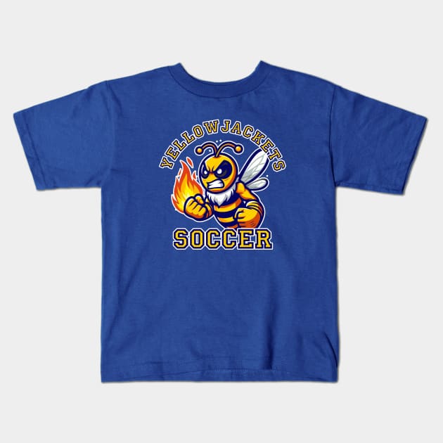 Yellowjackets Soccer Kids T-Shirt by PopCultureShirts